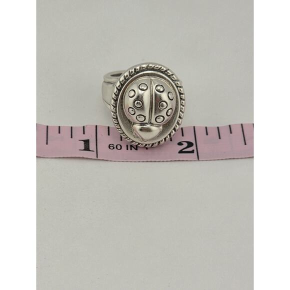 BARRY KIESELSTEIN CORD STERLING SILVER 925 LADYBUG RING SIZE 6 - Picture 16 of 16